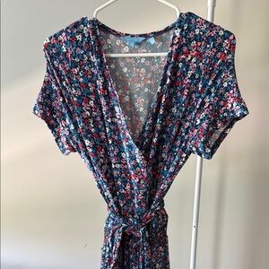 Draper James Floral Wrap Jumpsuit